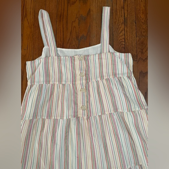 MAKE AN OFFER 💐 Madewell Cotton Striped Midi Dress - Picture 5 of 5